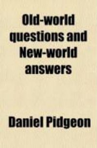 Produktbild: Old-World Questions and New-World Answers