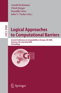 Produktbild: Logical Approaches to Computational Barriers