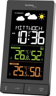 Produktbild: Techno Line WS6458 Funk-Wetterstation Anzahl Sensoren max. 3St.