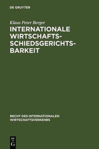 Produktbild: Internationale Wirtschaftsschiedsgerichtsbarkeit