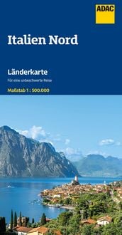 Produktbild: ADAC L&auml;nderkarte Italien Nord 1:500.000