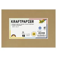 Produktbild: FOLIA Bastelartikel Kraftpapier, 120g/m&sup2;, DIN A5, 100 Blatt