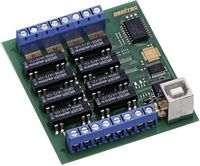 Produktbild: Deditec USB-RELAIS-8_A USB-RELAIS-8_A Ausgangsmodul USB Anzahl Relais-Ausg&auml;nge: 8