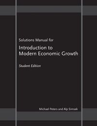 Produktbild: Solutions Manual for "Introduction to Modern Economic Growth"