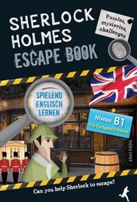 Produktbild: Sherlock Holmes Escape Book. Spielend Englisch lernen - f&uuml;r Fortgeschrittene Sprachniveau B1