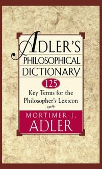 Produktbild: Adler's Philosophical Dictionary