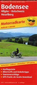 Bild vom Artikel Motorradkarte Bodensee, Allgäu - Ostschweiz - Vorarlberg vom Autor 