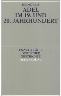 Produktbild: Adel im 19. und 20. Jahrhundert