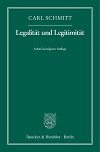 Produktbild: Legalit&auml;t und Legitimit&auml;t.