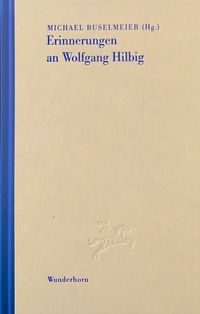 Produktbild: Erinnerungen an Wolfgang Hilbig