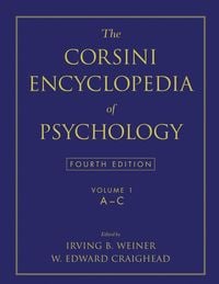 Produktbild: The Corsini Encyclopedia of Psychology, Volume 1