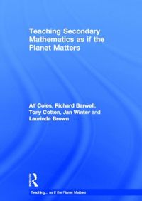 Produktbild: Teaching Secondary Mathematics as if the Planet Matters