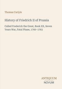 Produktbild: History of Friedrich II of Prussia