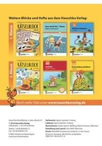 Rätselblock ab 6 Jahre - Band 2