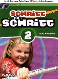 Produktbild: Schritt f&uuml;r Schritt, f&uuml;r Fl&ouml;te, m. 2 Audio-CDs. Band 2