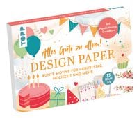 Produktbild: Design Paper A5 Alles Gute zu allem. Mit Handlettering-Grundkurs