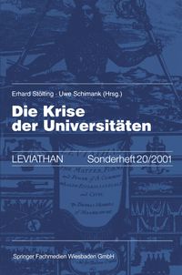 Bild vom Artikel Die Krise der Universitäten vom Autor Erhard Stölting