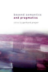 Produktbild: Beyond Semantics and Pragmatics