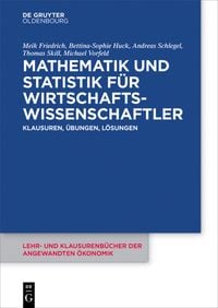 Produktbild: Mathematik und Statistik für Wirtschaftswissenschaftler