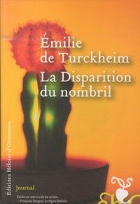 Produktbild: La disparition du nombril : journal