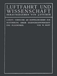 Produktbild: Versuche an Doppeldeckern zur Bestimmung ihrer Eigengeschwindigkeit und Flugwinkel