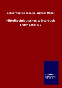 Produktbild: Mittelhochdeutsches W&ouml;rterbuch