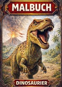 Produktbild: Malbuch, Dinosaurier