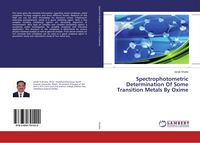 Produktbild: Spectrophotometric Determination Of Some Transition Metals By Oxime