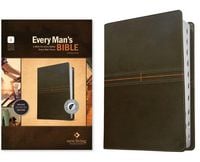 Produktbild: NLT Every Man's Bible, Filament Enabled (Leatherlike, East-West Grey, Indexed, Red Letter)