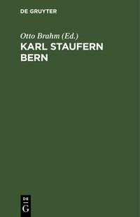 Produktbild: Karl Staufern Bern
