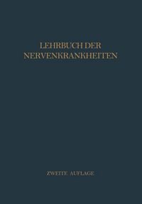 Produktbild: Lehrbuch der Nervenkrankheiten