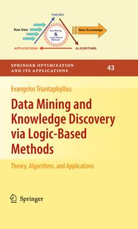 Produktbild: Data Mining and Knowledge Discovery via Logic-Based Methods