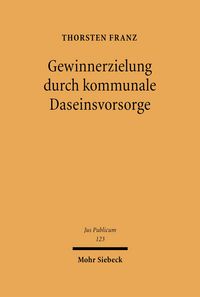 Produktbild: Gewinnerzielung durch kommunale Daseinsvorsorge