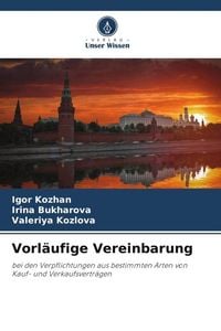 Produktbild: Vorl&auml;ufige Vereinbarung