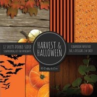 Produktbild: Harvest & Halloween Scrapbook Paper Pad 8x8 Scrapbooking Kit for Papercrafts, Cardmaking, Printmaking, DIY Crafts, Orange Holiday Themed, Designs, Borders, Backgrounds, Patterns