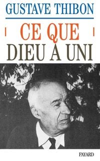 Produktbild: Ce que Dieu a uni