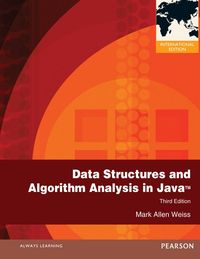 Produktbild: Data Structures and Algorithm Analysis in Java