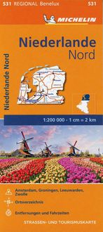 Bild vom Artikel Michelin Niederlande Nord. Straßen- und Tourismuskarte 1:200.000 vom Autor 