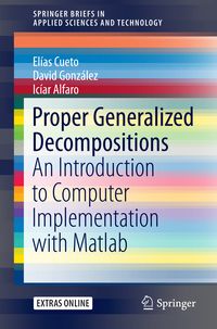 Produktbild: Proper Generalized Decompositions
