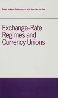 Produktbild: Exchange-Rate Regimes and Currency Unions