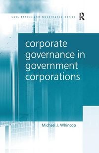 Produktbild: Corporate Governance in Government Corporations