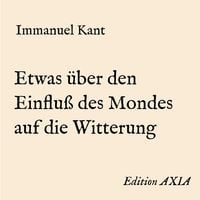 Produktbild: Etwas &uuml;ber den Einflu&szlig; des Mondes auf die Witterung