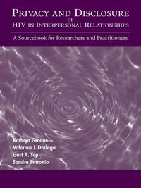 Produktbild: Privacy and Disclosure of Hiv in interpersonal Relationships