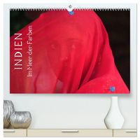 Produktbild: Indien - im Meer der Farben (hochwertiger Premium Wandkalender 2026 DIN A2 quer), Kunstdruck in Hochglanz