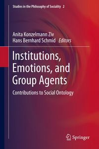 Produktbild: Institutions, Emotions, and Group Agents