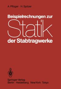 Produktbild: Beispielrechnungen zur Statik der Stabtragwerke
