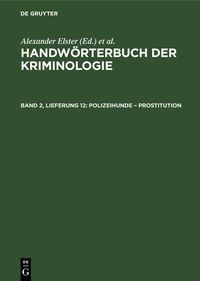 Produktbild: Polizeihunde - Prostitution