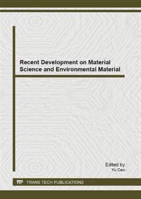 Produktbild: Recent Development on Material Science and Environmental Material