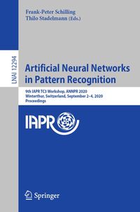 Produktbild: Artificial Neural Networks in Pattern Recognition