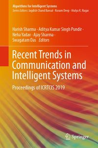 Produktbild: Recent Trends in Communication and Intelligent Systems